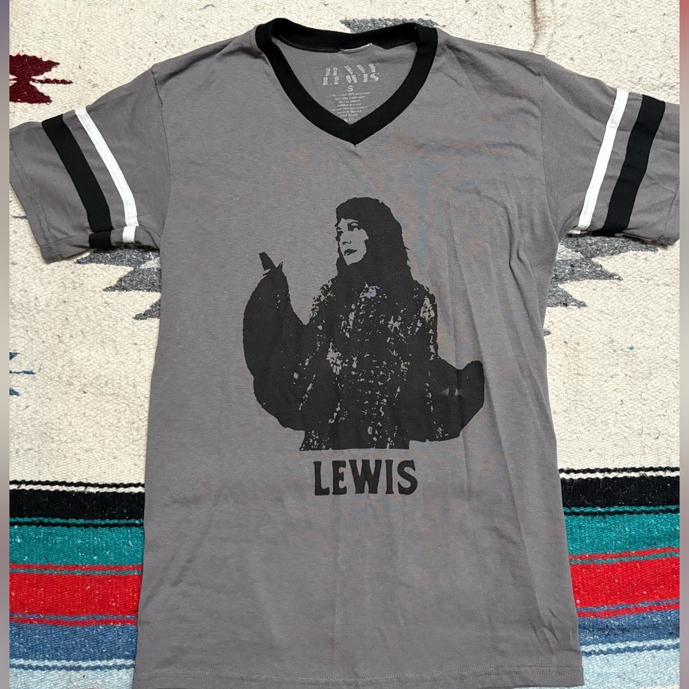 Jenny Lewis album release baseball t shirt unisex small